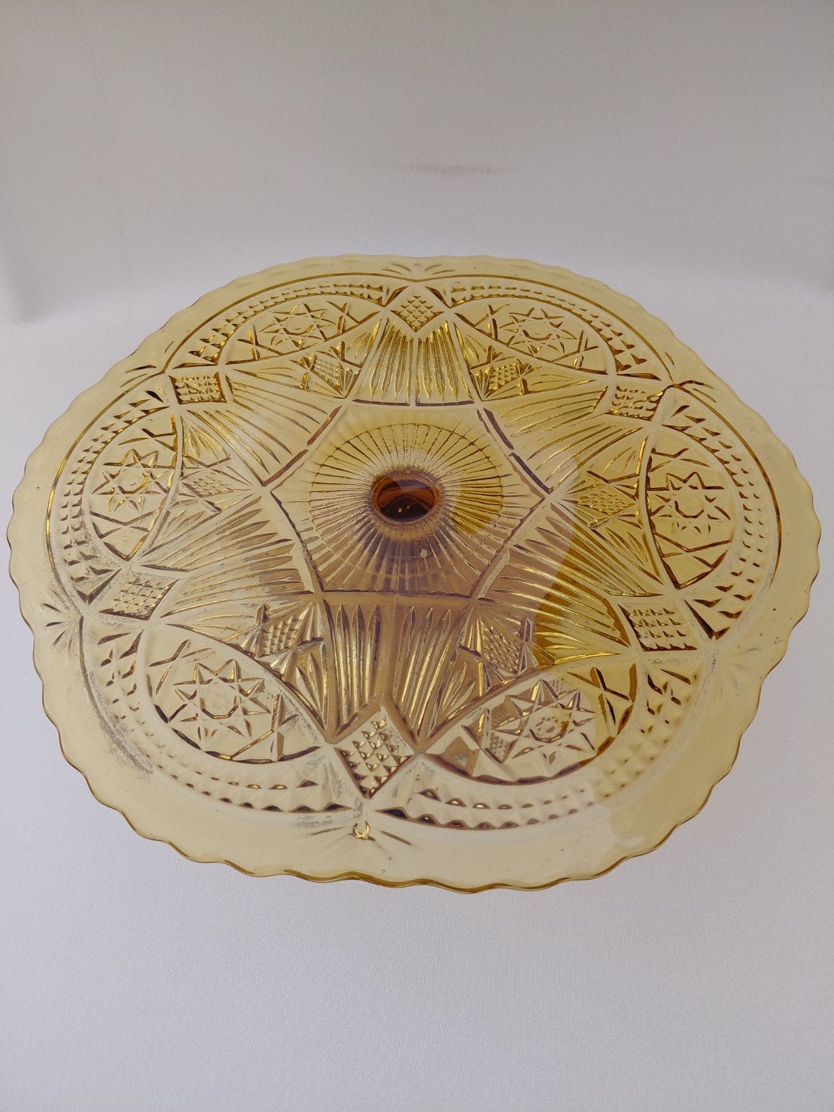 Art Deco Amber Taartplateau, Antiek en Kunst, Ophalen of Verzenden