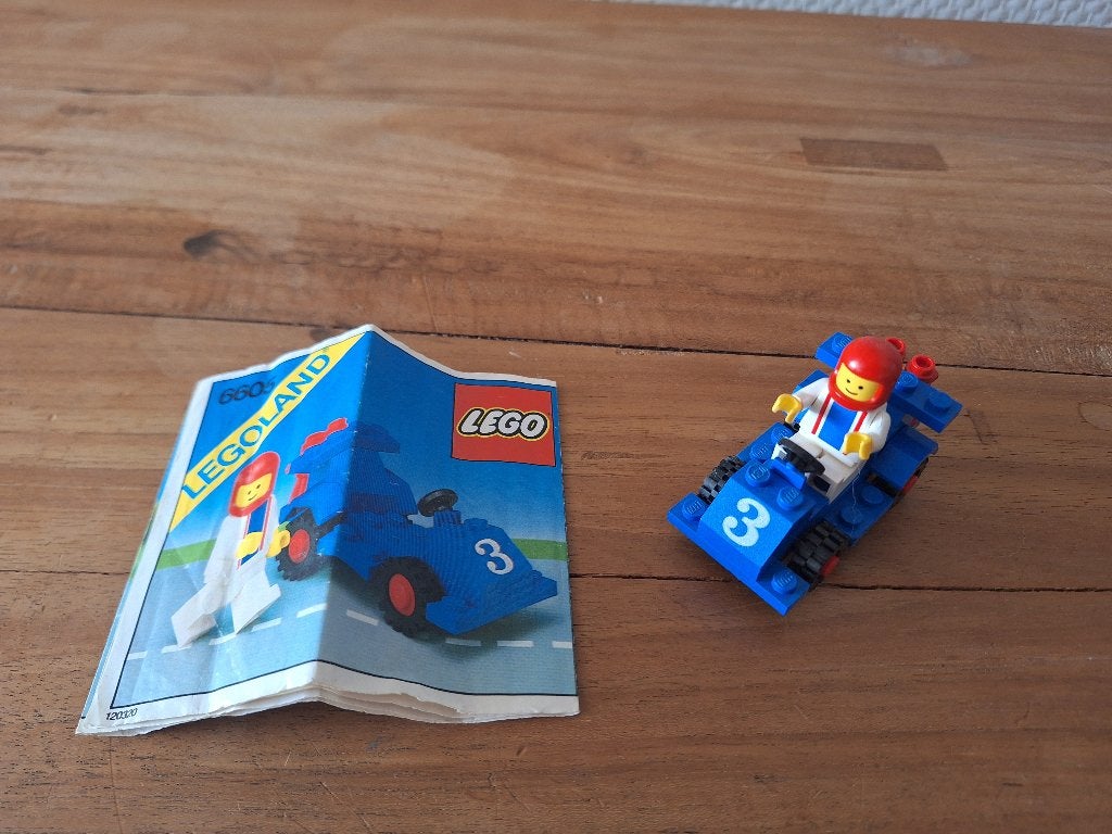 lego town race auto nr3 6605, Lego, Inclusief instructies, Ophalen of Verzenden, Complete set