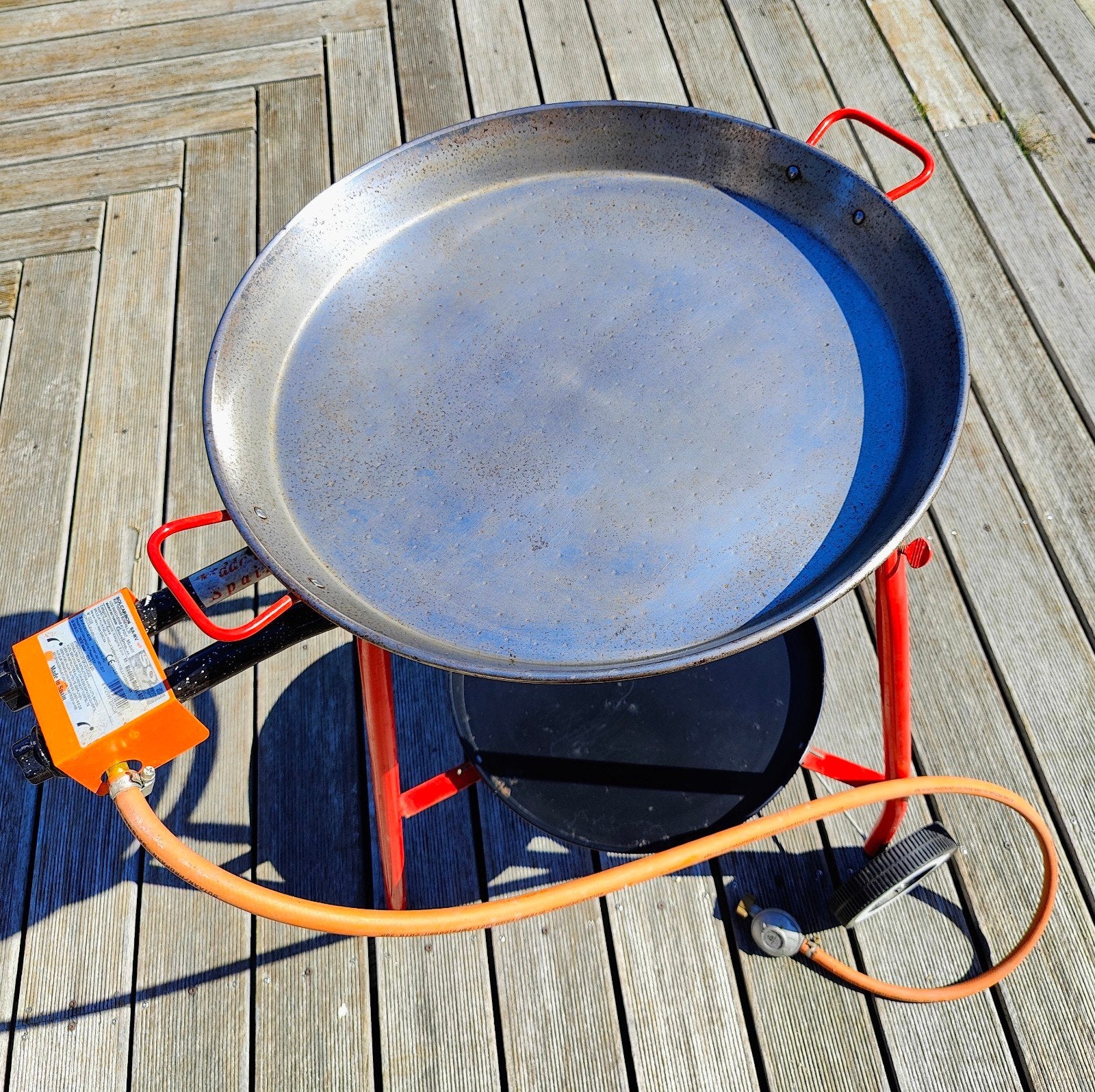 Topkwaliteit Spaanse Paellaset Garcima Ø50cm - Complete set!, Ophalen, Zo goed als nieuw, Spaans topmerk Garcima