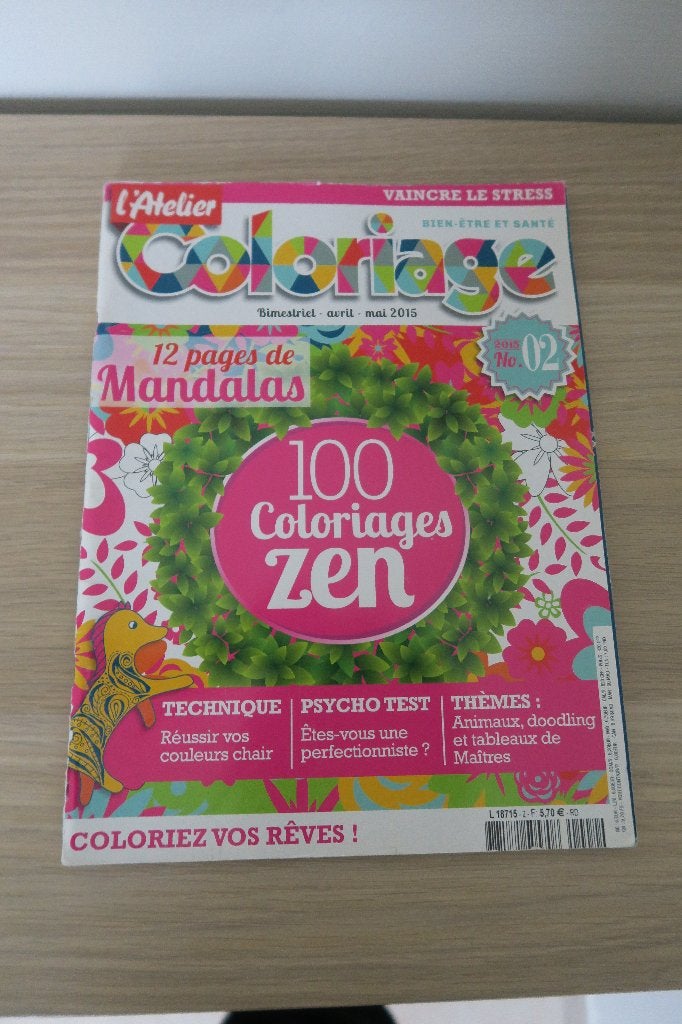 l'Atelier Coloriage avril/mai 2015, Ophalen of Verzenden, Nieuw