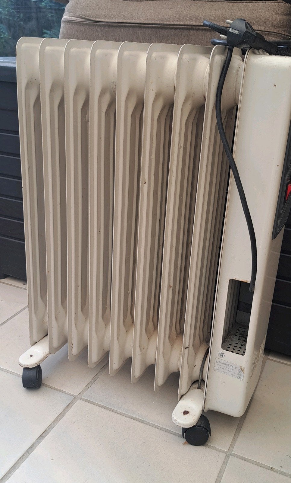 radiateur électrique à bain d'huile, Enlèvement, Radiateur