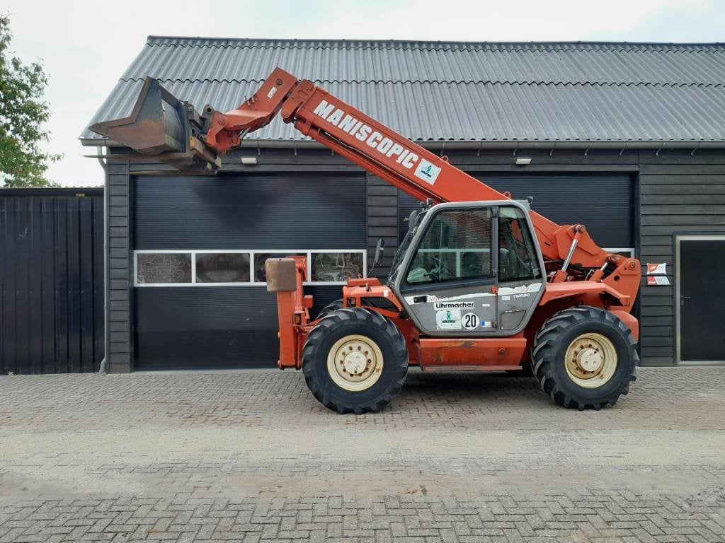 Manitou MT 1337 SL T verreiker met bak en vorken, Verreiker