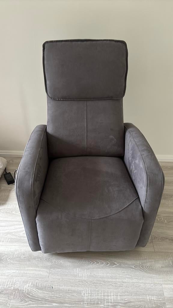Fauteuil électrique gris, Maison & Meubles, Fauteuils, Enlèvement, Comme neuf