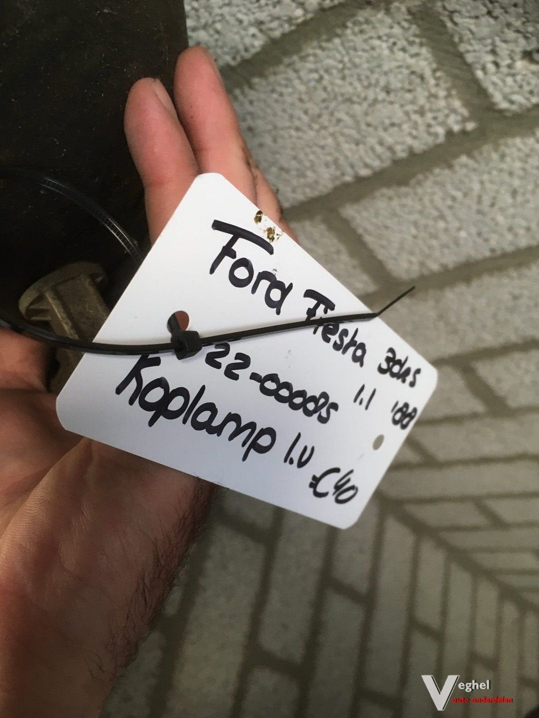 Ford fiesta 1988 Koplamp Links, Gebruikt, -, -, Ophalen of Verzenden