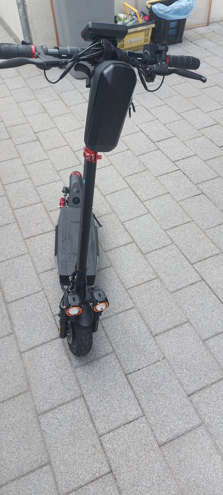 Te Koop i scooter, Enlèvement