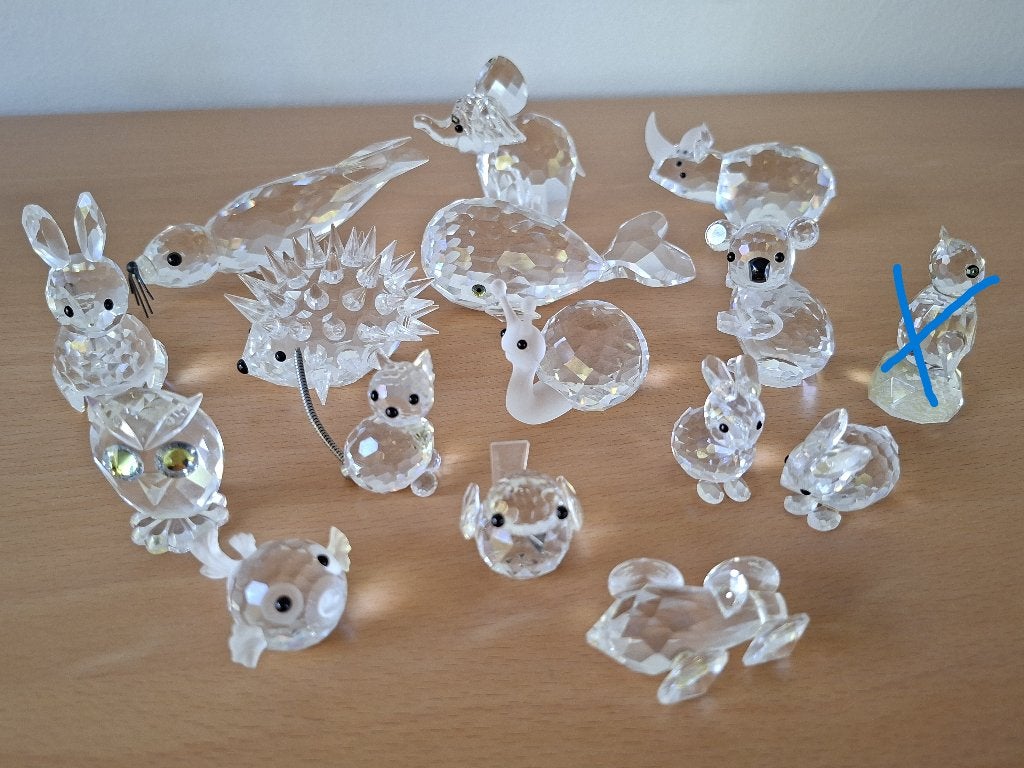 Swarovski dieren collectie, Ophalen of Verzenden, Zo goed als nieuw, Beeldje of Figuurtje