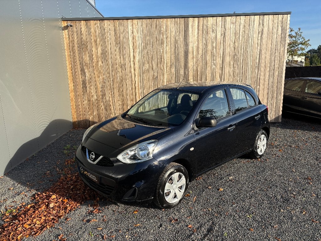 Nissan Micra, Stof, 1198 cc, Zwart, 5 deurs