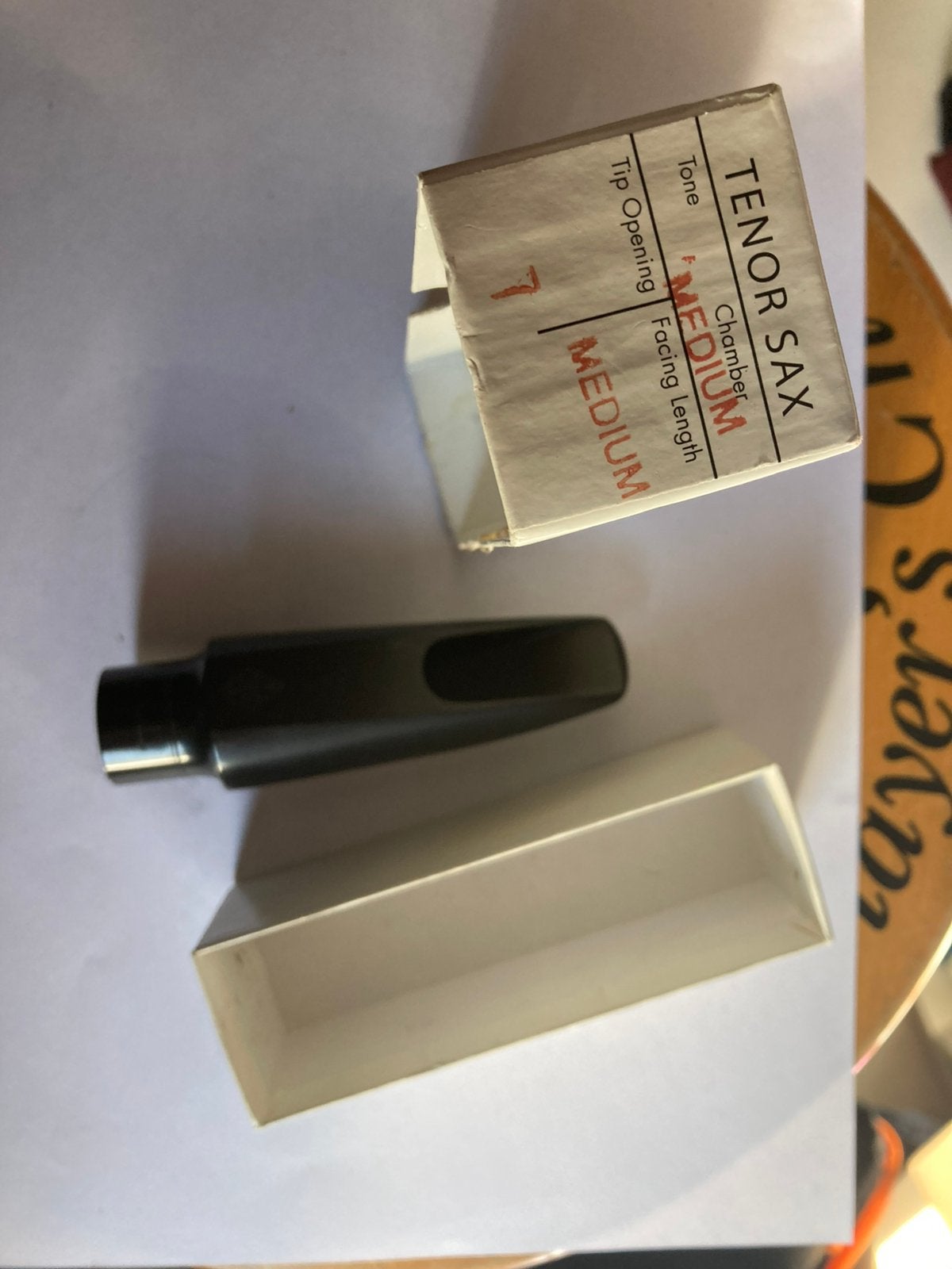 Bec sax Ténor Meyer 7M vintage ,, Musique & Instruments, Instruments | Accessoires, Enlèvement, Comme neuf