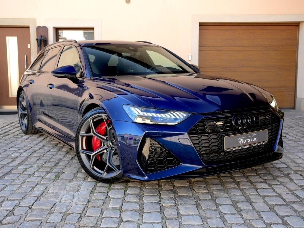 Audi RS6 Avant Performance/Laser/Échappement sport/Attelage, Autos, Cuir, Achat, 3996 cm³, Euro 6