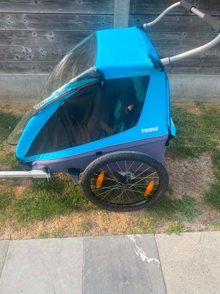 Thule fietskar, Pliable, Enlèvement, Utilisé, Remorque pour enfant