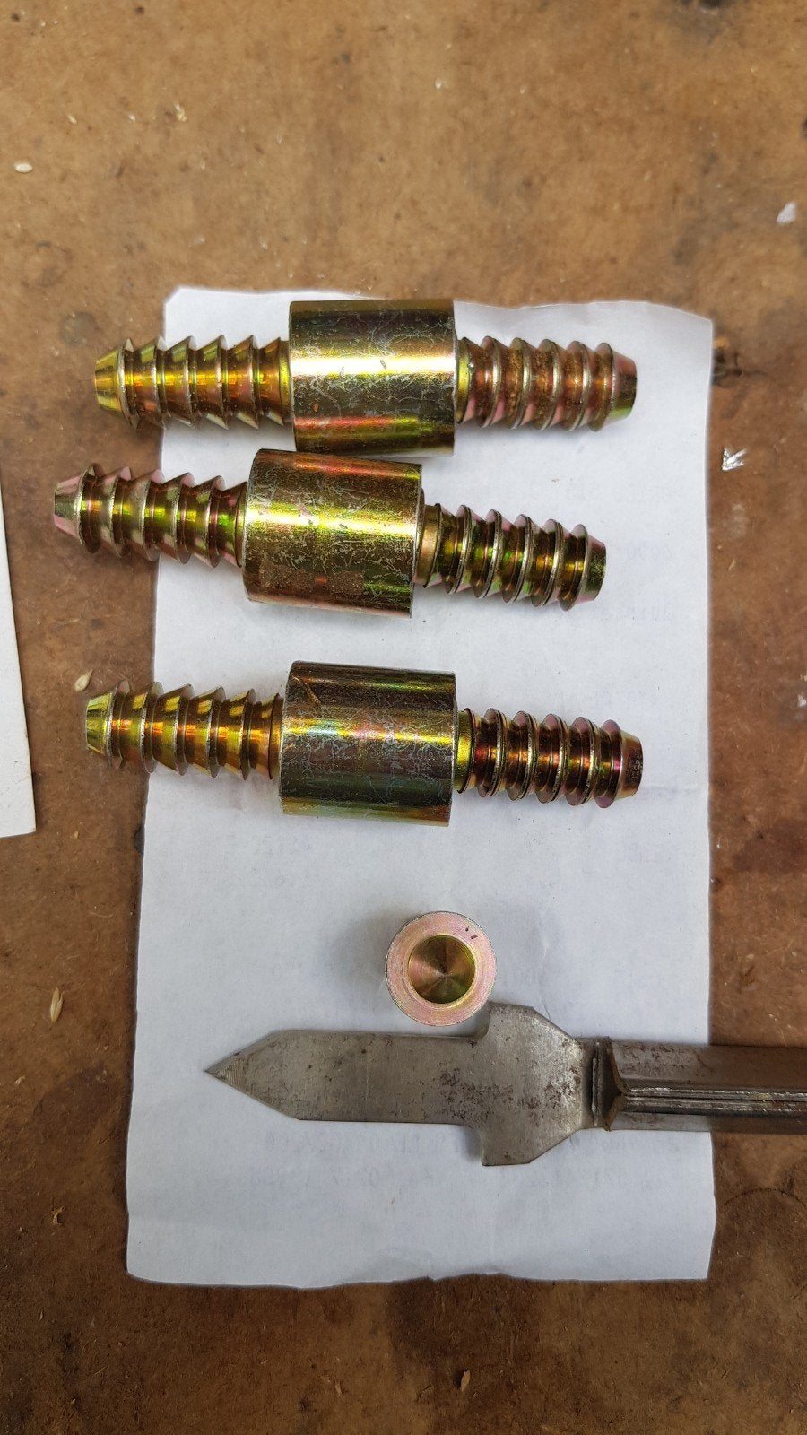 Goujons anti effraction pour porte bois, Enlèvement ou Envoi