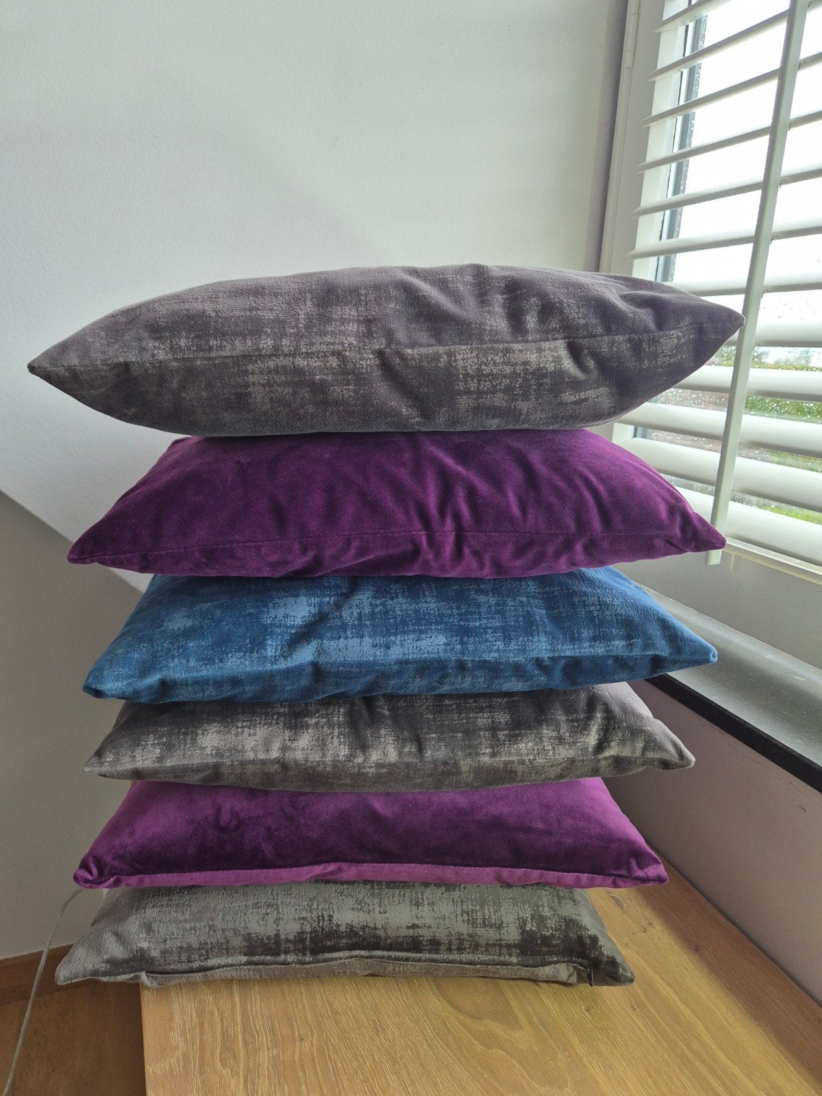 Set van 6 kussens 40x40cm, inclusief vulkussrn, Ophalen