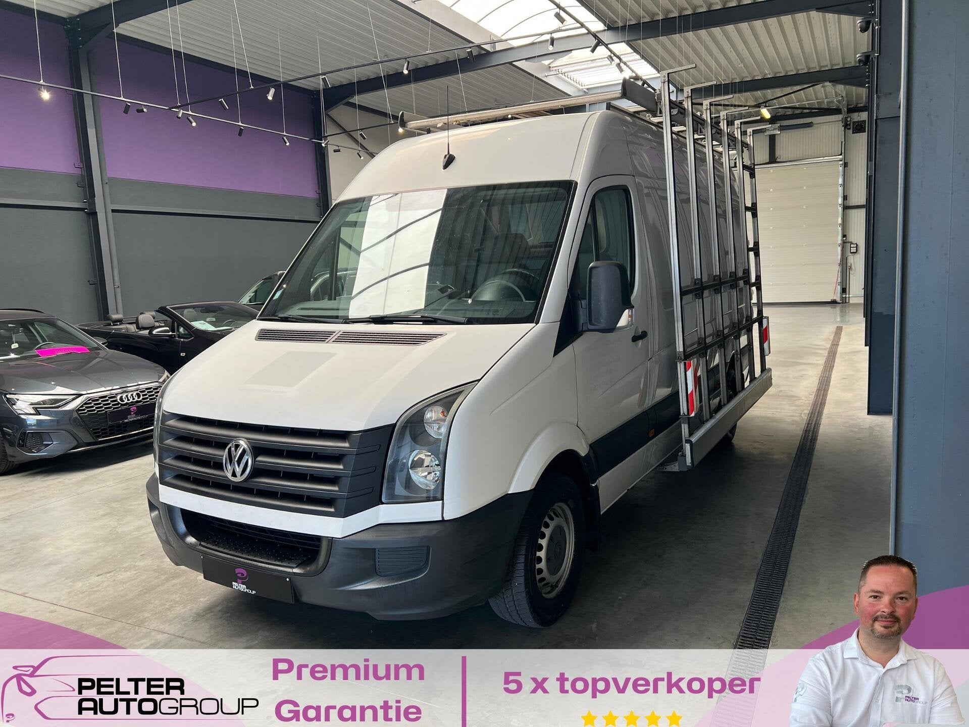 Volkswagen Crafter 2.0 TDi L2H2, Euro 5, 0 cilinders, Leder en Stof, Wit