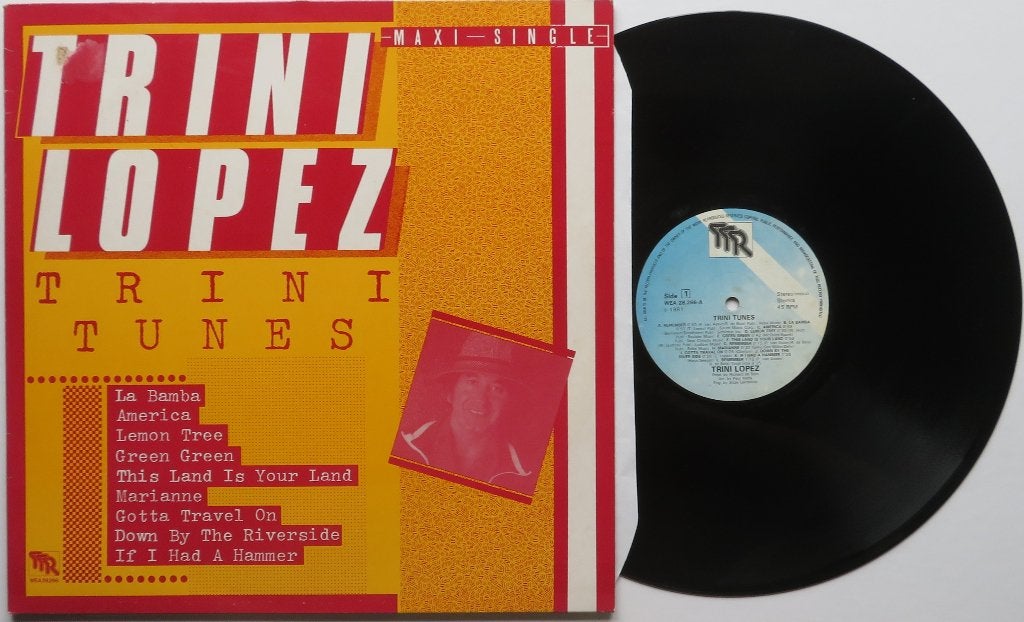 Trini Lopez - Trini tunes. Maxi, 12 pouces, Pop rock, Enlèvement ou Envoi, Utilisé