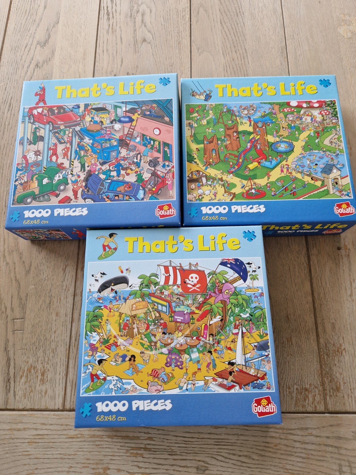 puzzels, Ophalen