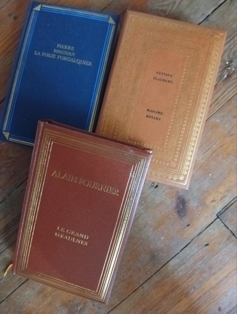 Lot de 3 beaux livres reliés : Classiques de la littérature, Enlèvement ou Envoi, Utilisé