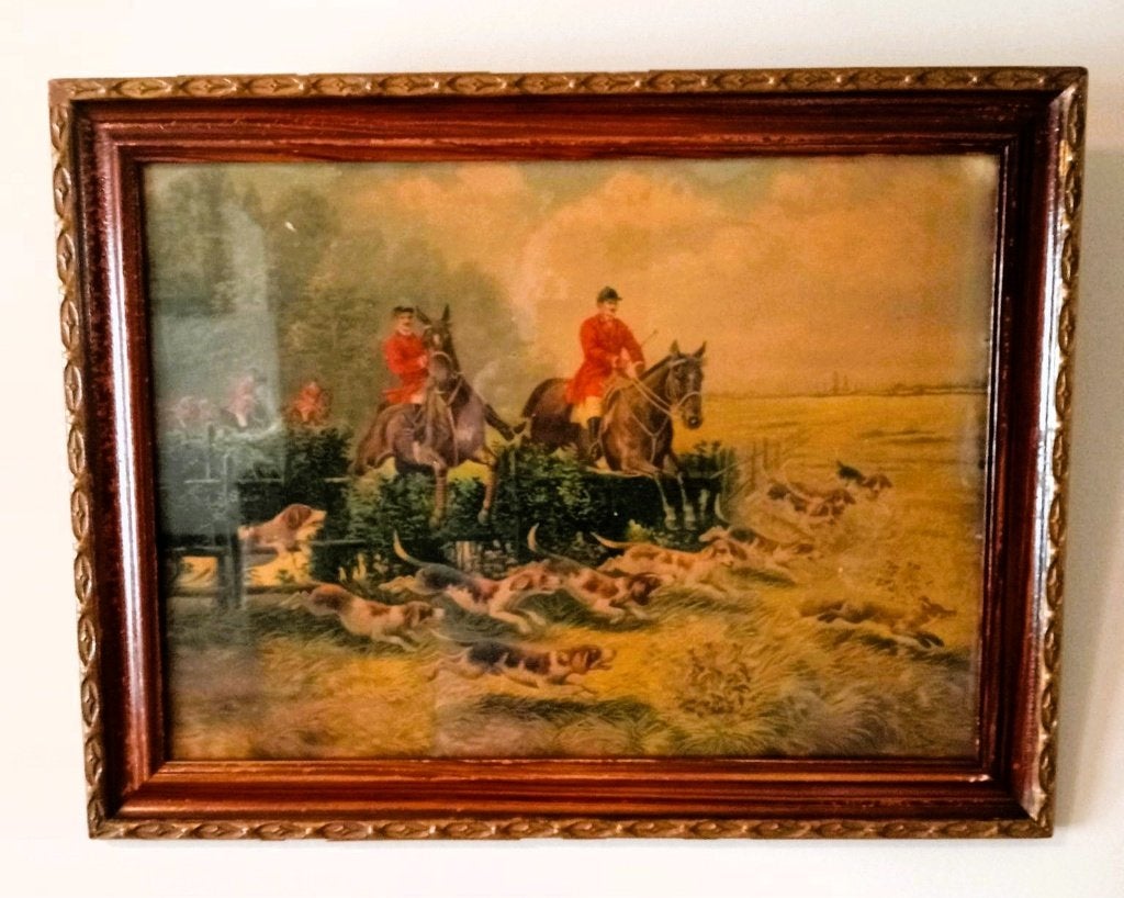 2 antieke litho 's., Ophalen