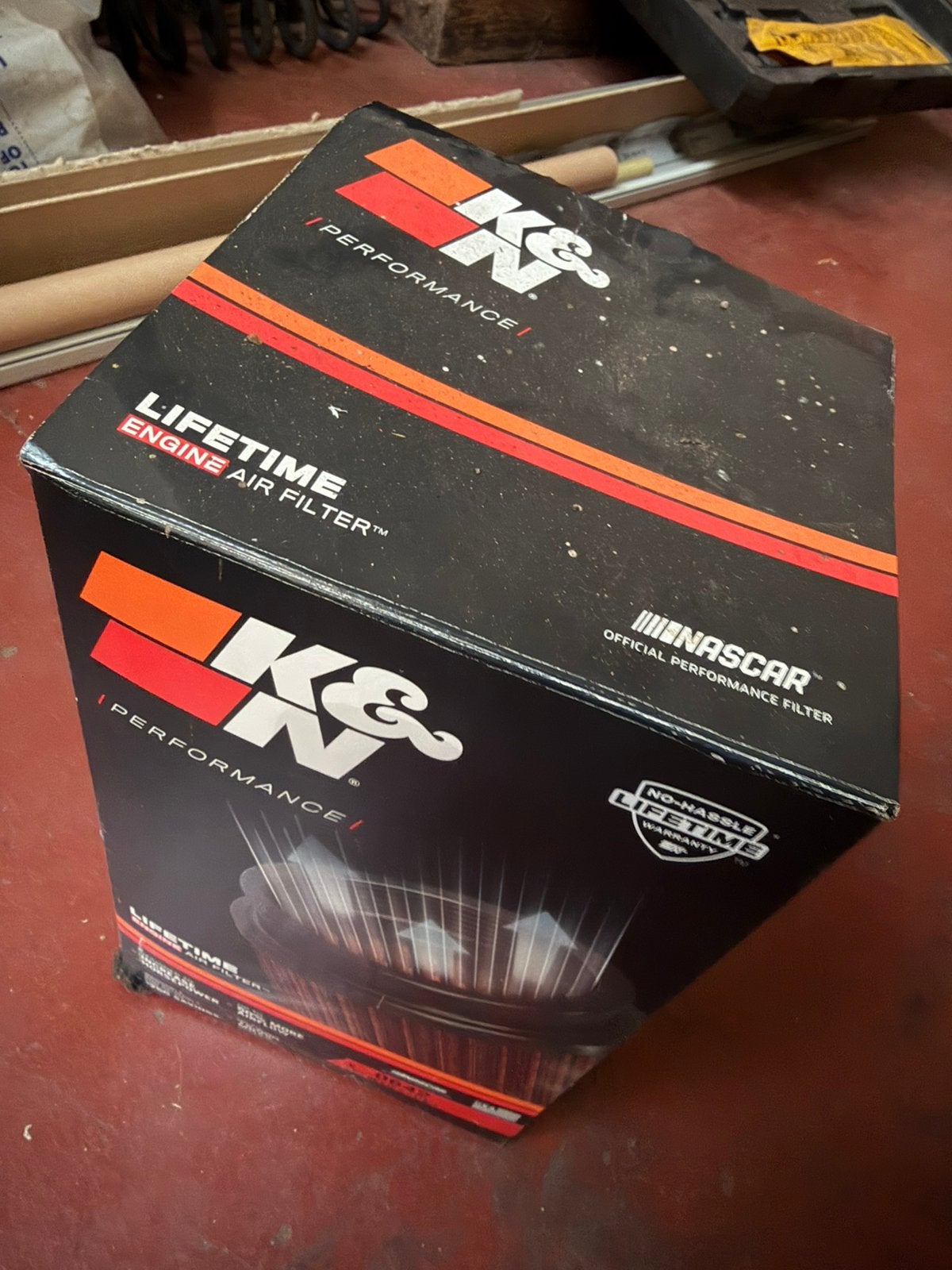 Filtre à air K&N Sports, Enlèvement