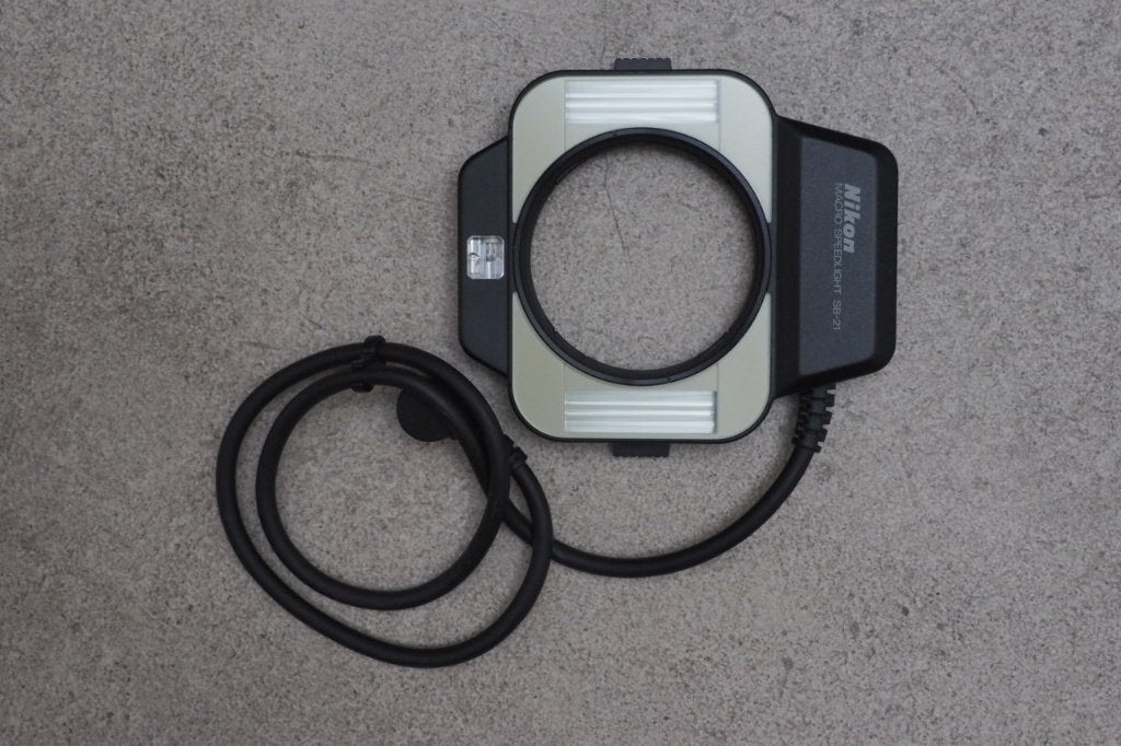 Nikon Ringflits, Audio, Tv en Foto, Zo goed als nieuw, Nikon, Kantelbaar, Ringflitser