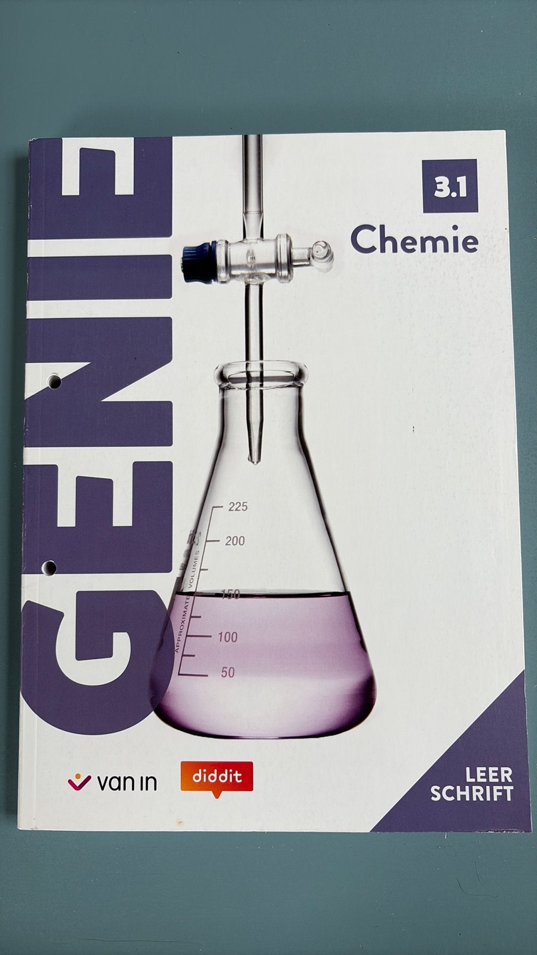 Genie Chemie 3 - leerschrift 1u, Ophalen of Verzenden, Zo goed als nieuw, ASO, Nederlands