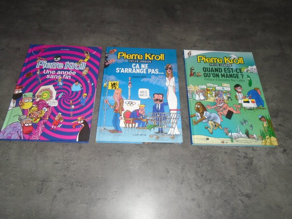 BDs - PIERRE KROLL Petits dessins / GERMAIN et NOUS, Livres, Série complète ou Série, Enlèvement ou Envoi, Comme neuf, Pierre kroll