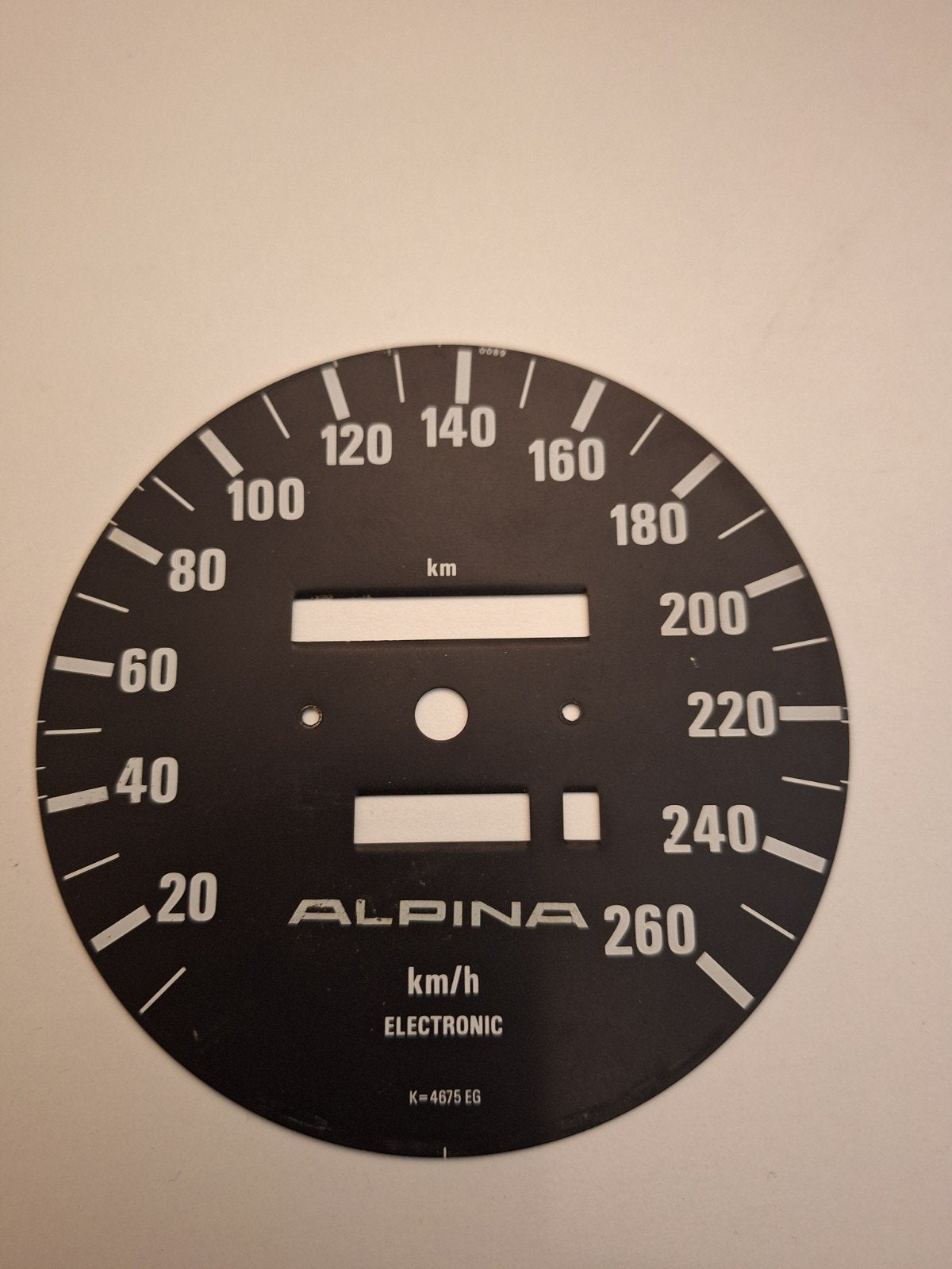 BMW Alpina E24 E28 tacho snelheidsmeter plaat B9 B10 3.5, Enlèvement ou Envoi
