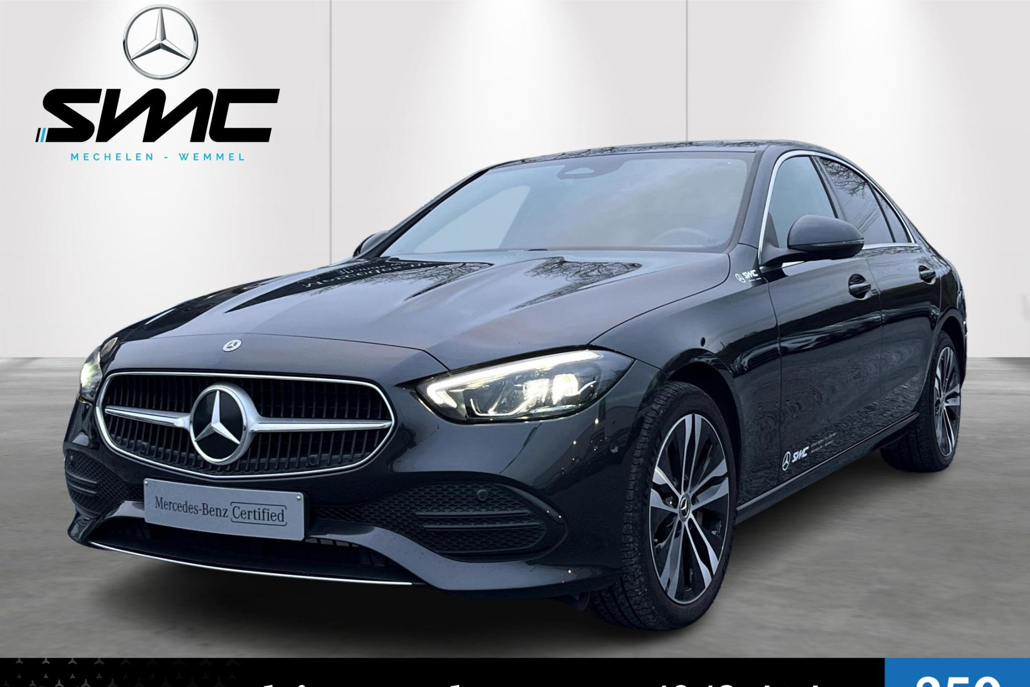Mercedes-Benz C-klasse C 300 e Luxury Line, Automaat, 4 deurs, Zwart, 4 cilinders