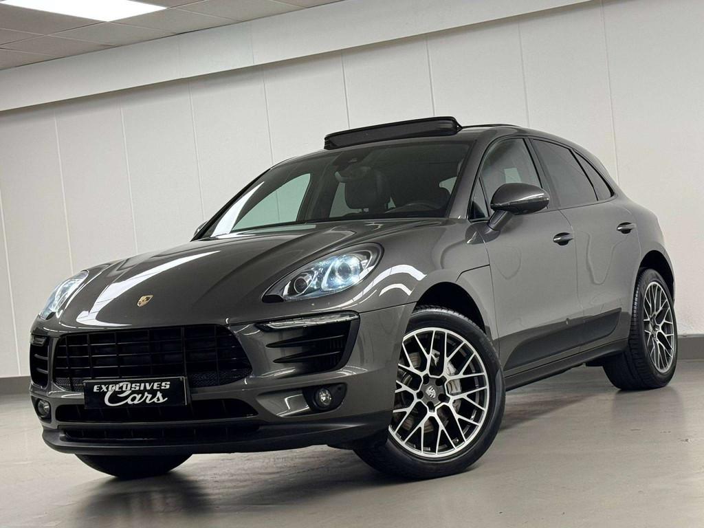 Porsche Macan S 3.0 V6 BI-TURBO 340CV PDK TO PANO GPS CUIR F, Auto's, Porsche, Automaat, Skiluik, Gebruikt, Leder