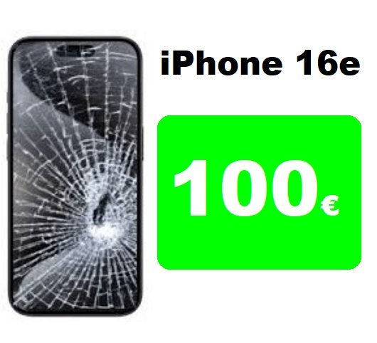Remplacement écran iPhone 16e au meilleur prix à Bruxelles, Ophalen, Apple
