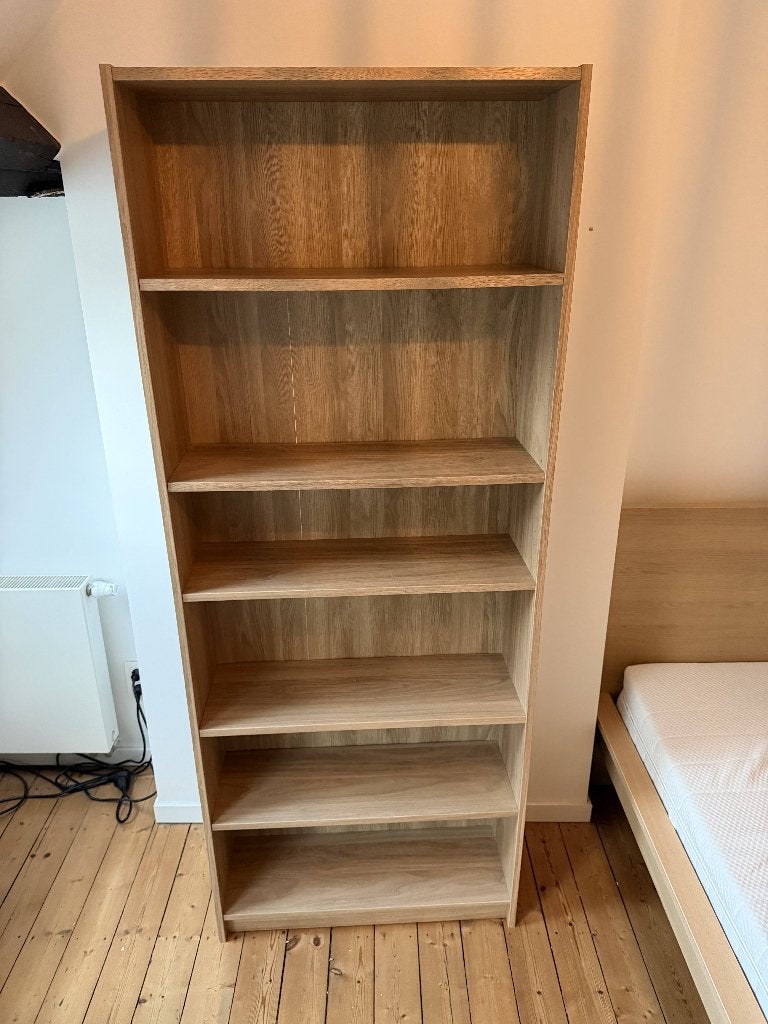 Bibliothèque IKEA BILLY 80x28x202 effet chêne, Maison & Meubles, 25 à 50 cm, Comme neuf, Enlèvement, Autres matériaux