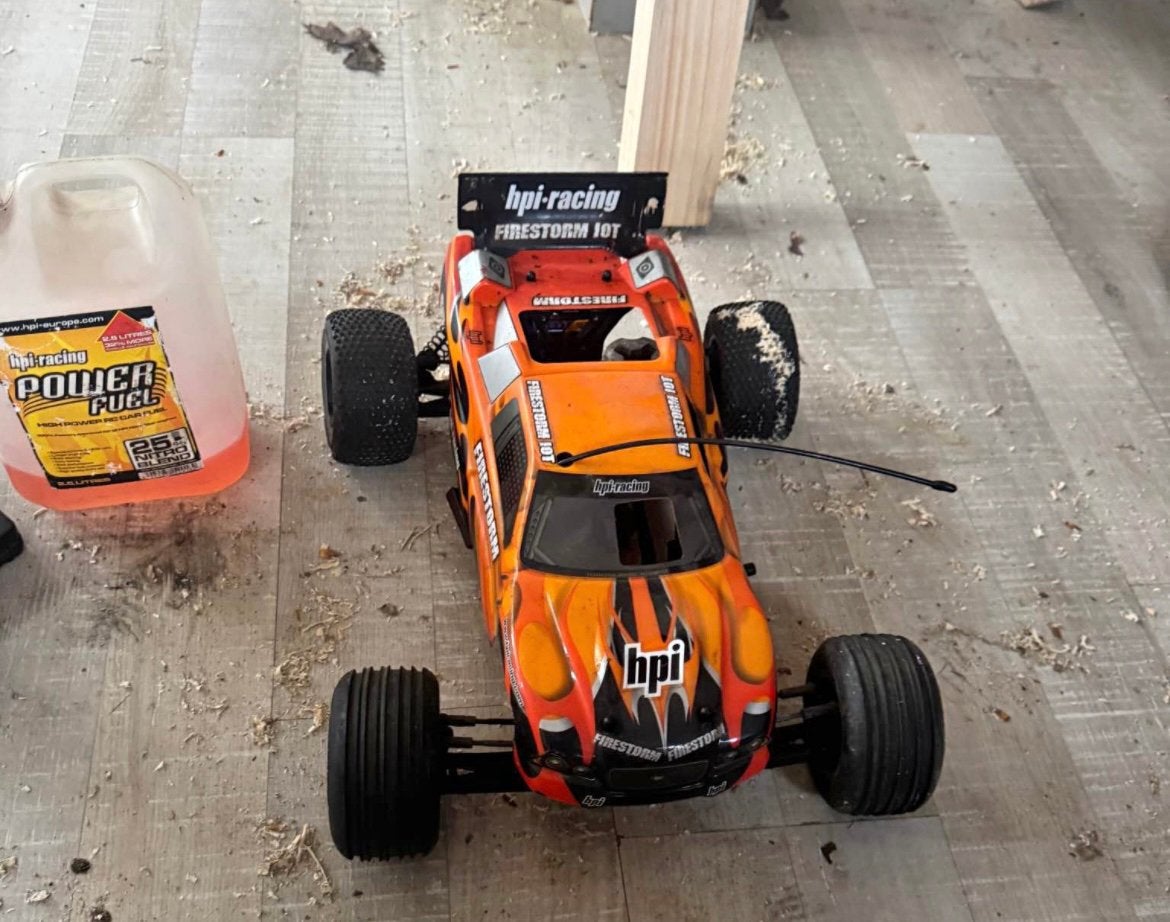 Hpi Firestorm, Hobby en Vrije tijd, Ophalen, Gebruikt, Auto offroad, Schaal 1:10
