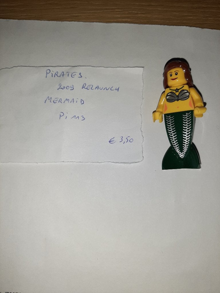 Lego Minifig Pirates relance la sirène pi113, Enlèvement ou Envoi, Lego, Minifigurine, Complet