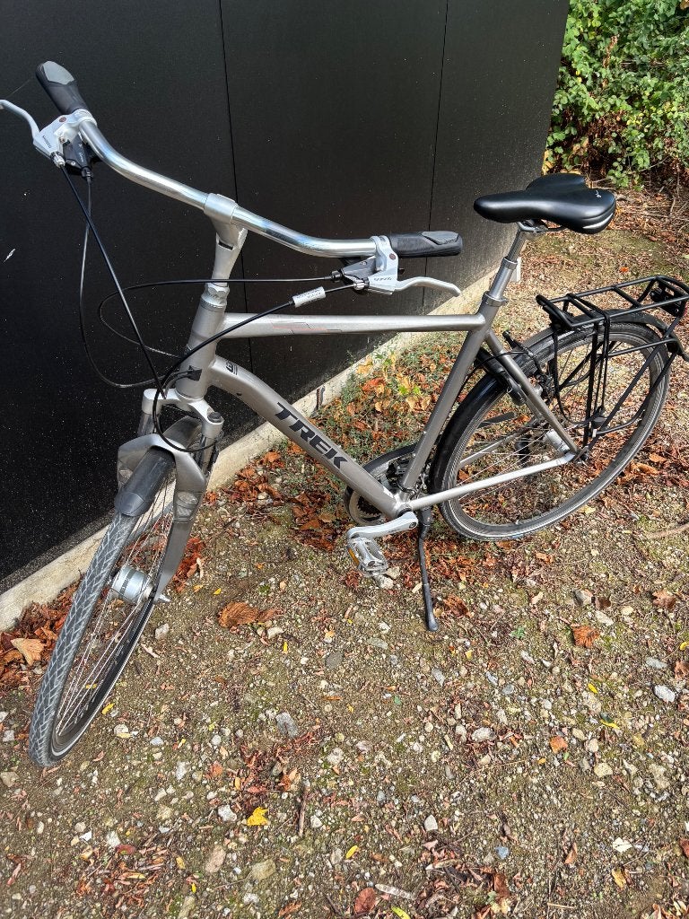 Herenfiets Trek, Fietsen en Brommers, Gebruikt, Versnellingen, Trommelrem, Ophalen