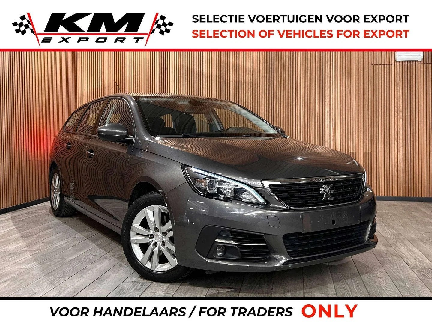 Peugeot 308 SW 1.5 HDi Alu16"/Gps/Pdc/Cruise/Carplay *EXPORT, Argent ou Gris, Boîte manuelle, Diesel, 1499 cm³