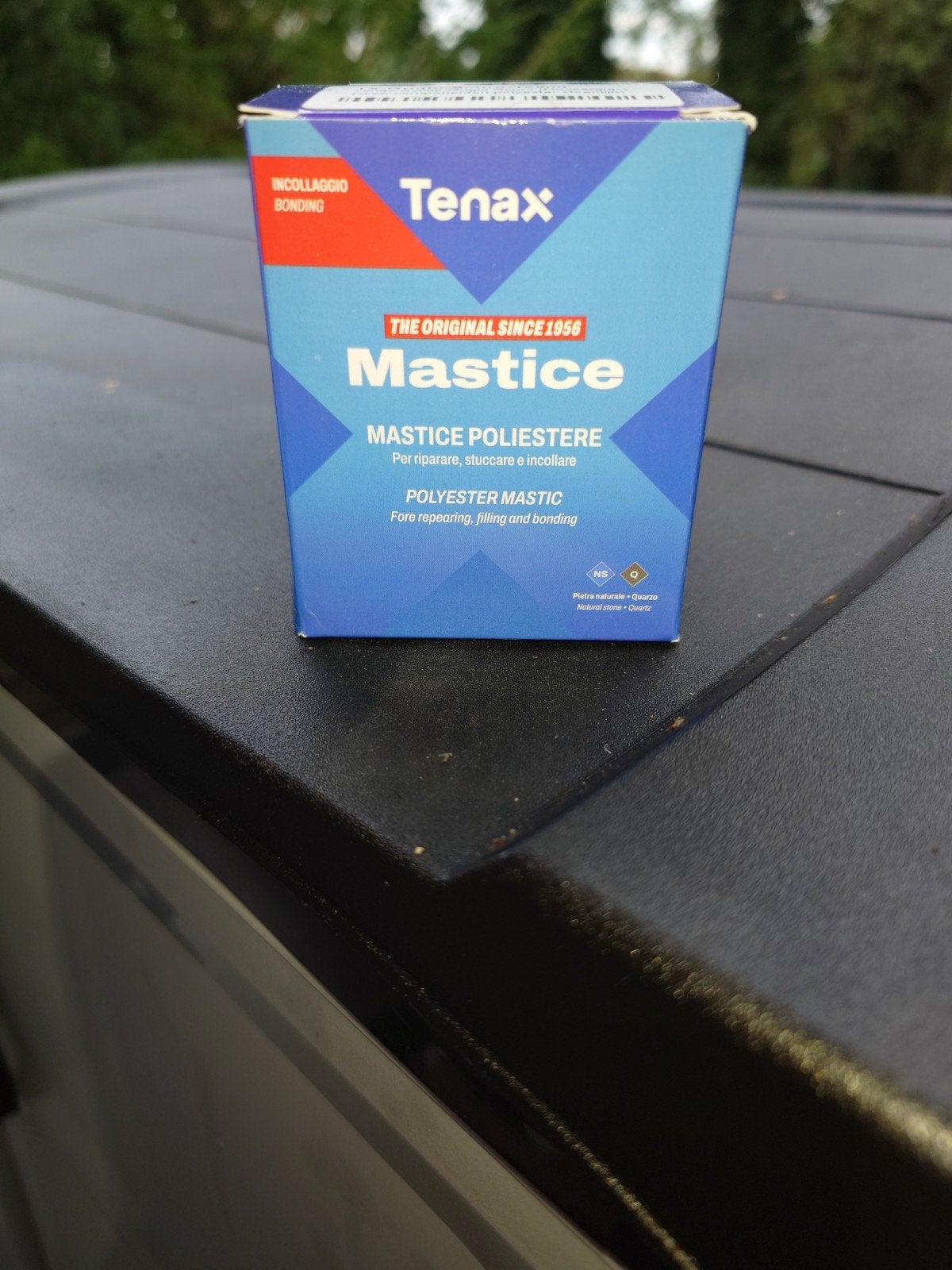 2K Steenlijm / Natuursteen Reparatieset Donkergrijs (Tenax), Doe-het-zelf en Bouw, Ophalen, Beton