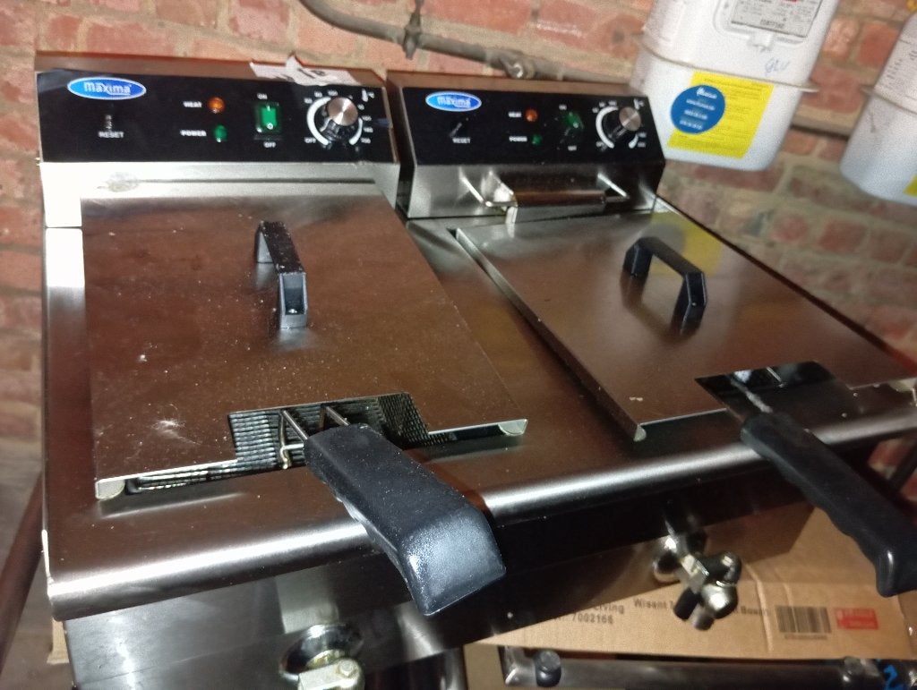 Frituur 16x2, Ophalen, Gebruikt, Fornuis, Frituur en Grillen