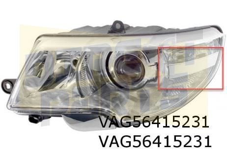 Skoda Superb (-9/13) Koplamp Links (HID / dynamische bochtve, -, Verzenden, -, Nieuw