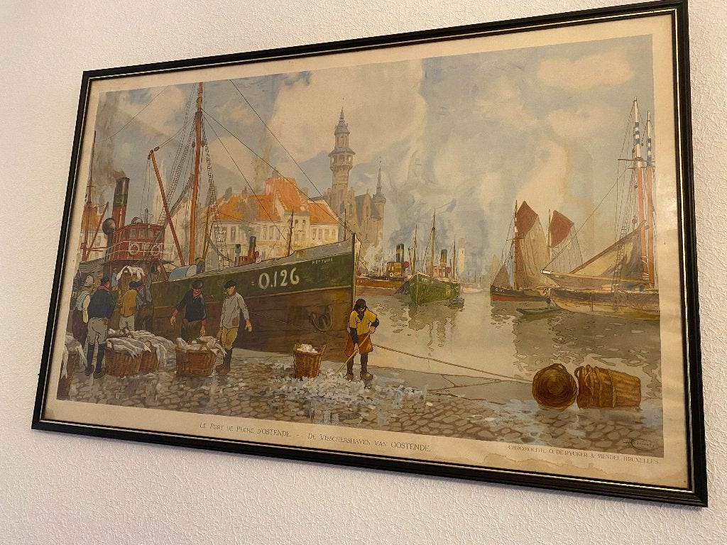 Oostendse grote Chromolith, Ophalen