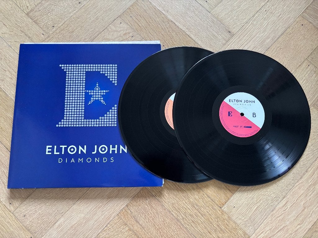 Elton John - Diamonds - Double Vinyle LP en parfait état, CD & DVD, Vinyles | Pop, 12 pouces, Enlèvement ou Envoi, Compilation