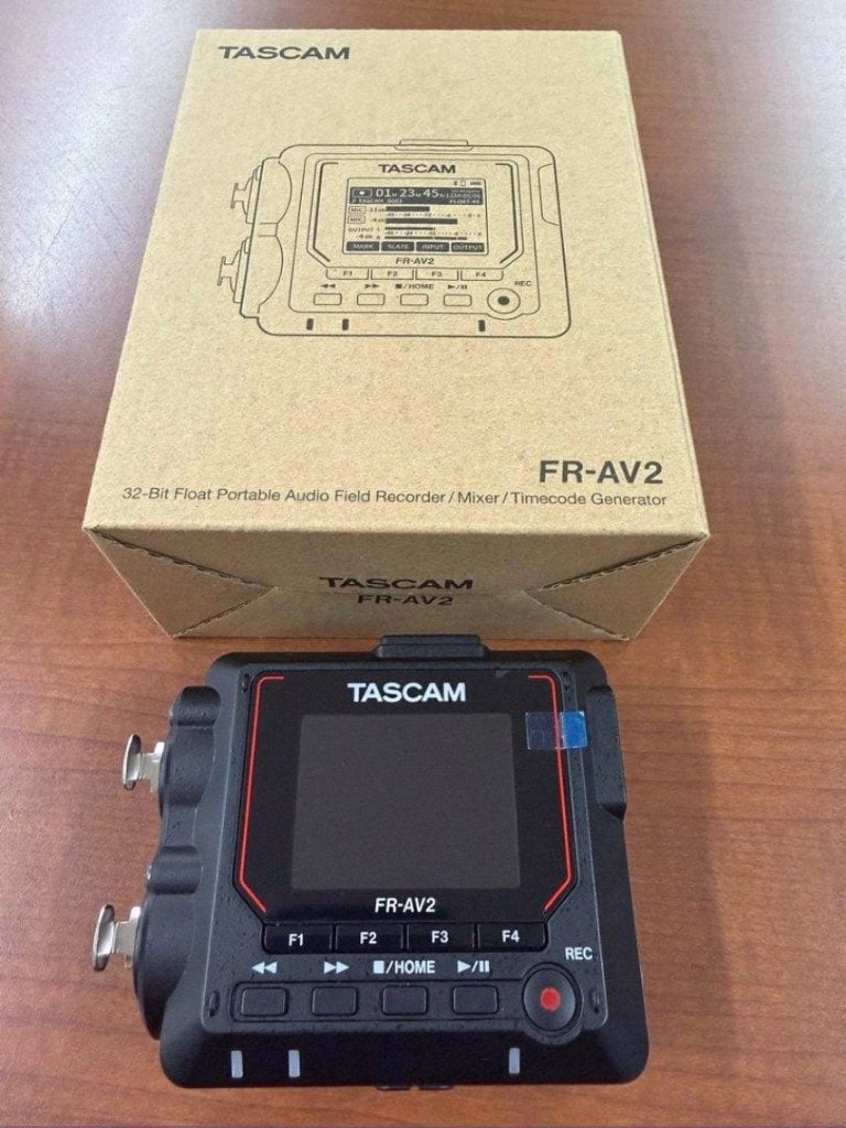 Tascam FR-AV2 32-bit Float Audio Recorder, Audio, Tv en Foto, Professionele apparaten, Ophalen of Verzenden, Zo goed als nieuw