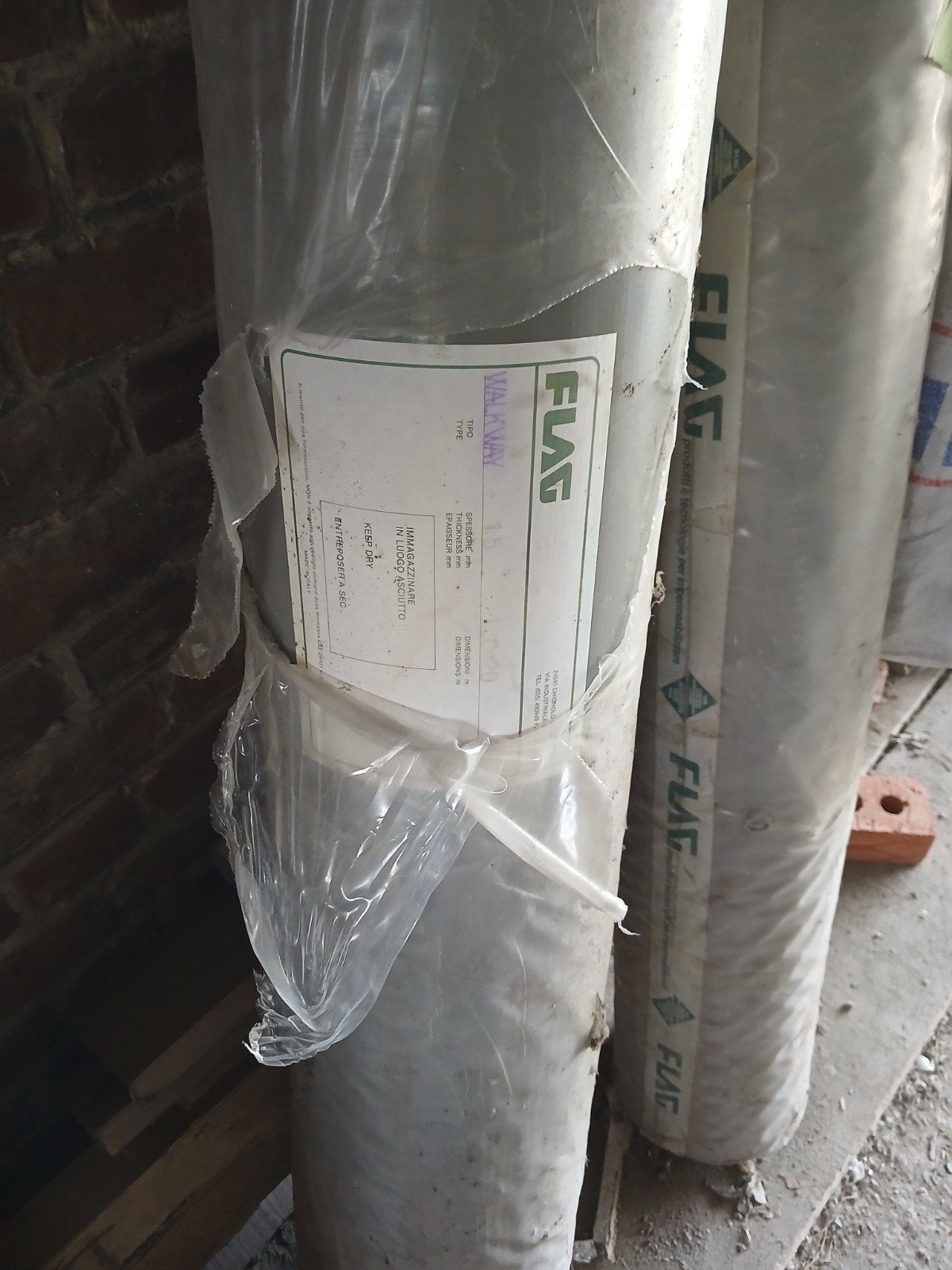 Rouleau de bâche pour toiture plate, Bricolage & Construction, Enlèvement