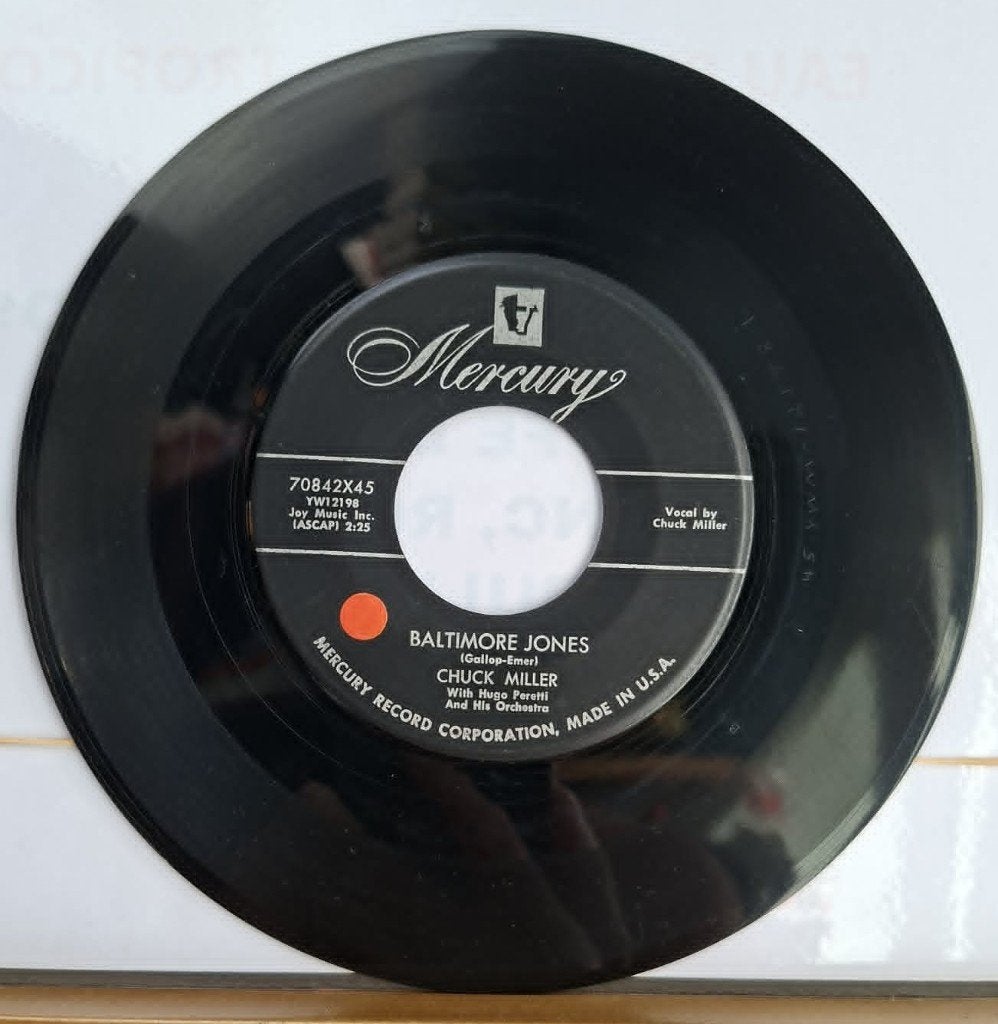 Popcorn Groove/Baltimore Jones - Baltimore Jones, Cd's en Dvd's, Gebruikt, Originele persing, 7 inch, Ophalen of Verzenden