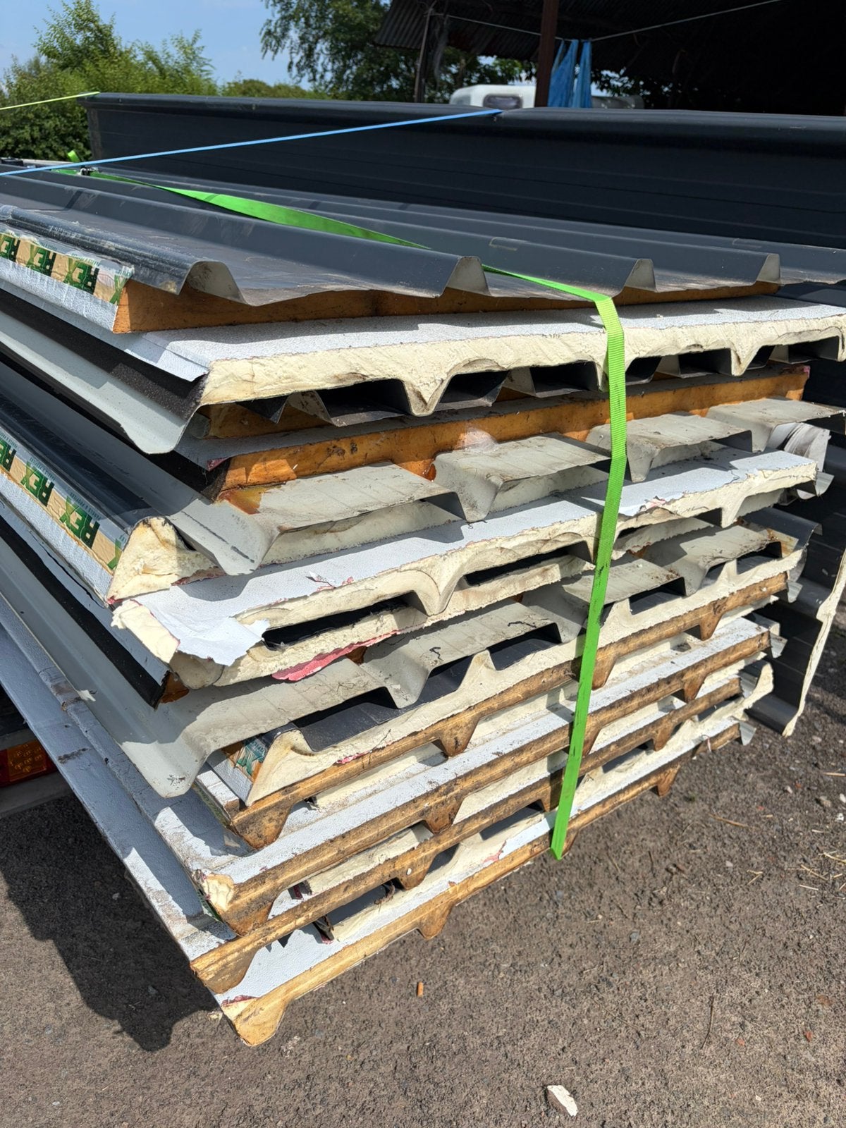 Dakplaten 3m20 18stuks, Ophalen, Zo goed als nieuw, 20 tot 50 mm
