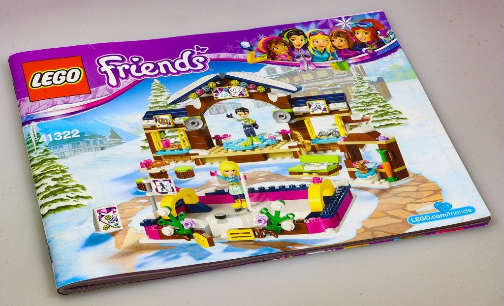 Lego Friends 41322 “Wintersport ijsbaan” - volledige set, Gebruikt, Lego, Friends, Ophalen of Verzenden