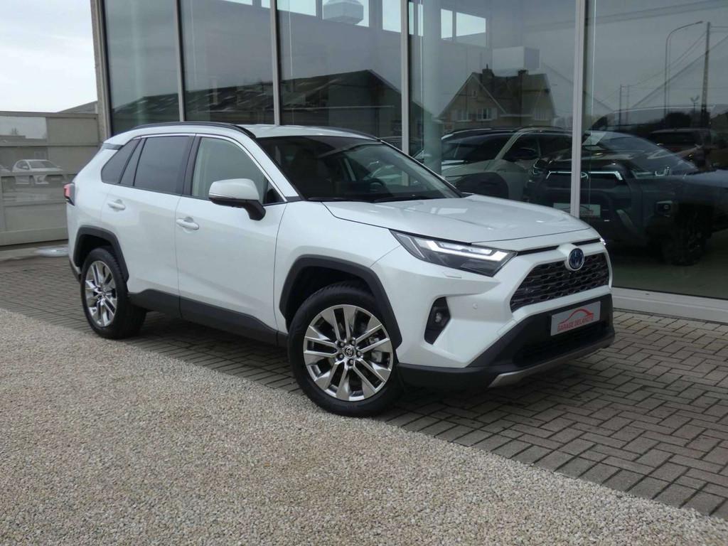 Toyota RAV4 Hybrid *AWD 4X4* +Zetelventilatie +LEDER +360C, Auto's, Automaat, Gebruikt, Zwart, 4 cilinders