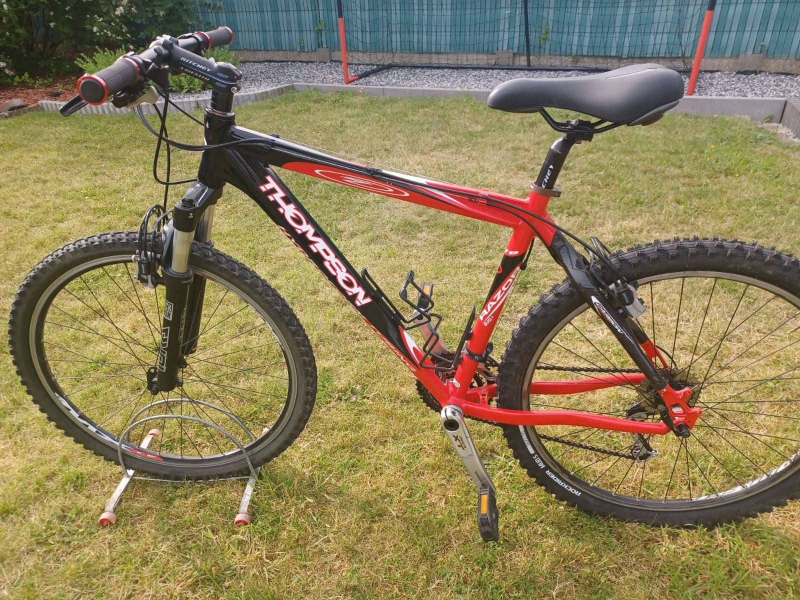 Thompson mtb met shimano XT versnellingen en voorvering, Autres marques, Frein sur jante, 49 à 53 cm, Comme neuf