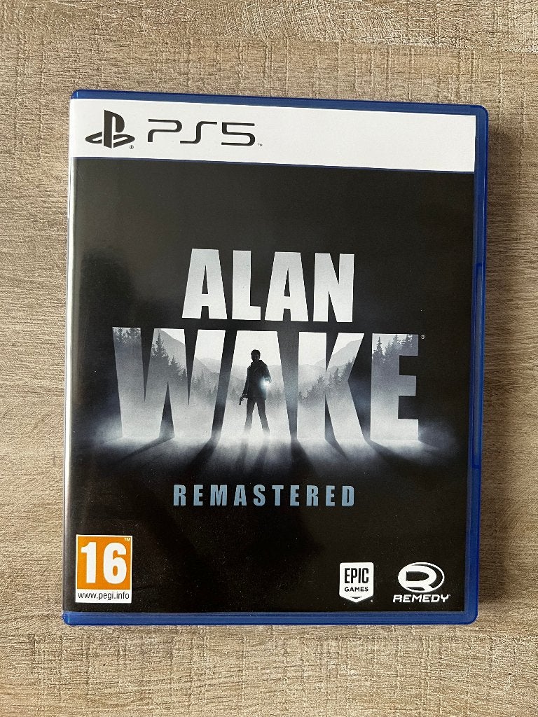 Alan Wake Remastered PS5, 1 joueur, Aventure et Action, Comme neuf, À partir de 16 ans