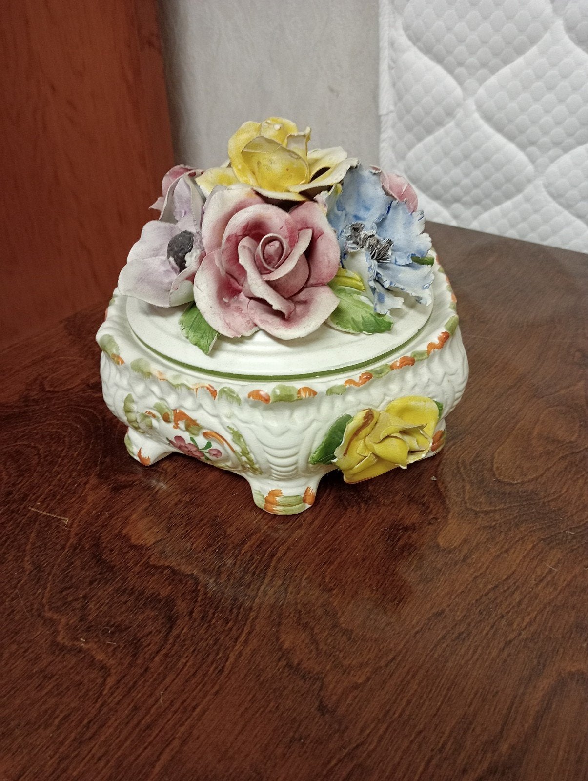 antieke pot met deksel, Antiek en Kunst, Ophalen of Verzenden