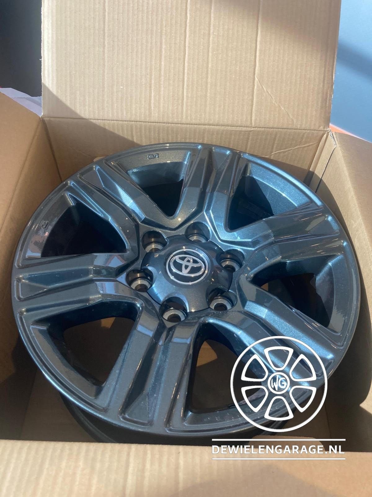 4x Origineel 17 inch Toyota Hilux Velgen NIEUW Antraciet / T, Velg(en), -, -, Nieuw