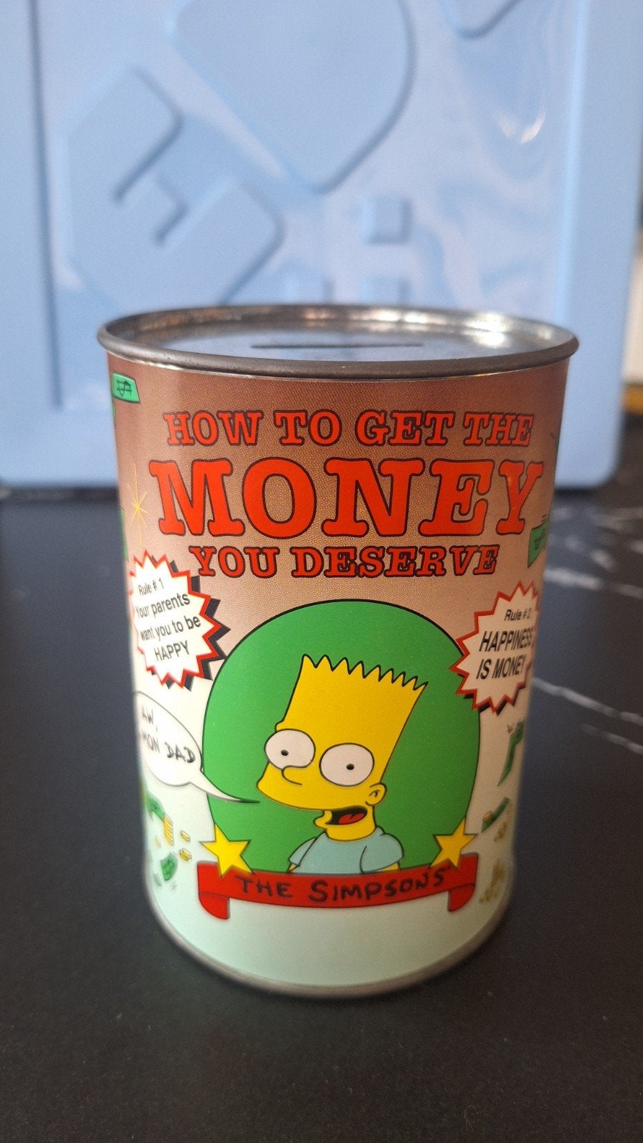 Spaarpot Simpsons Vintage, Ophalen